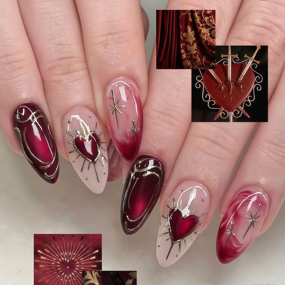 Decorative Artificial Nails Set Kalsten