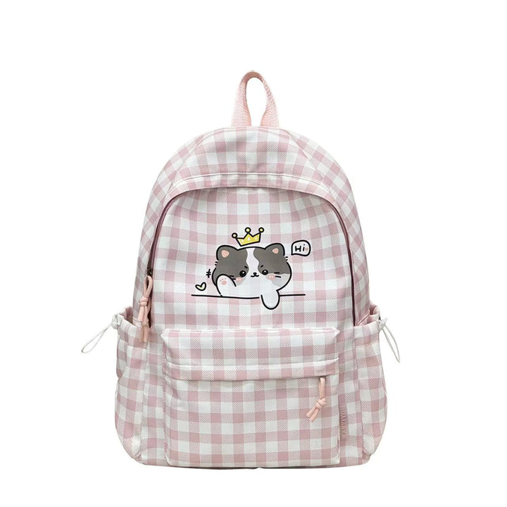 Backpack with Cute Dog Design and Clever Compartment Layout Kalsten