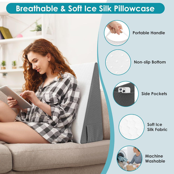 Adjustable Wedge Sleep Support Pillow