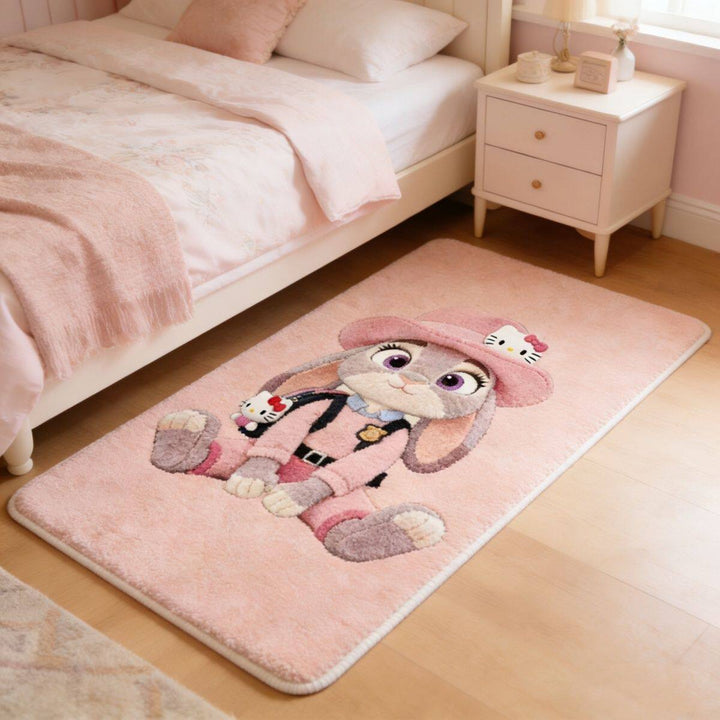 Cartoon Character Plush Area Rug