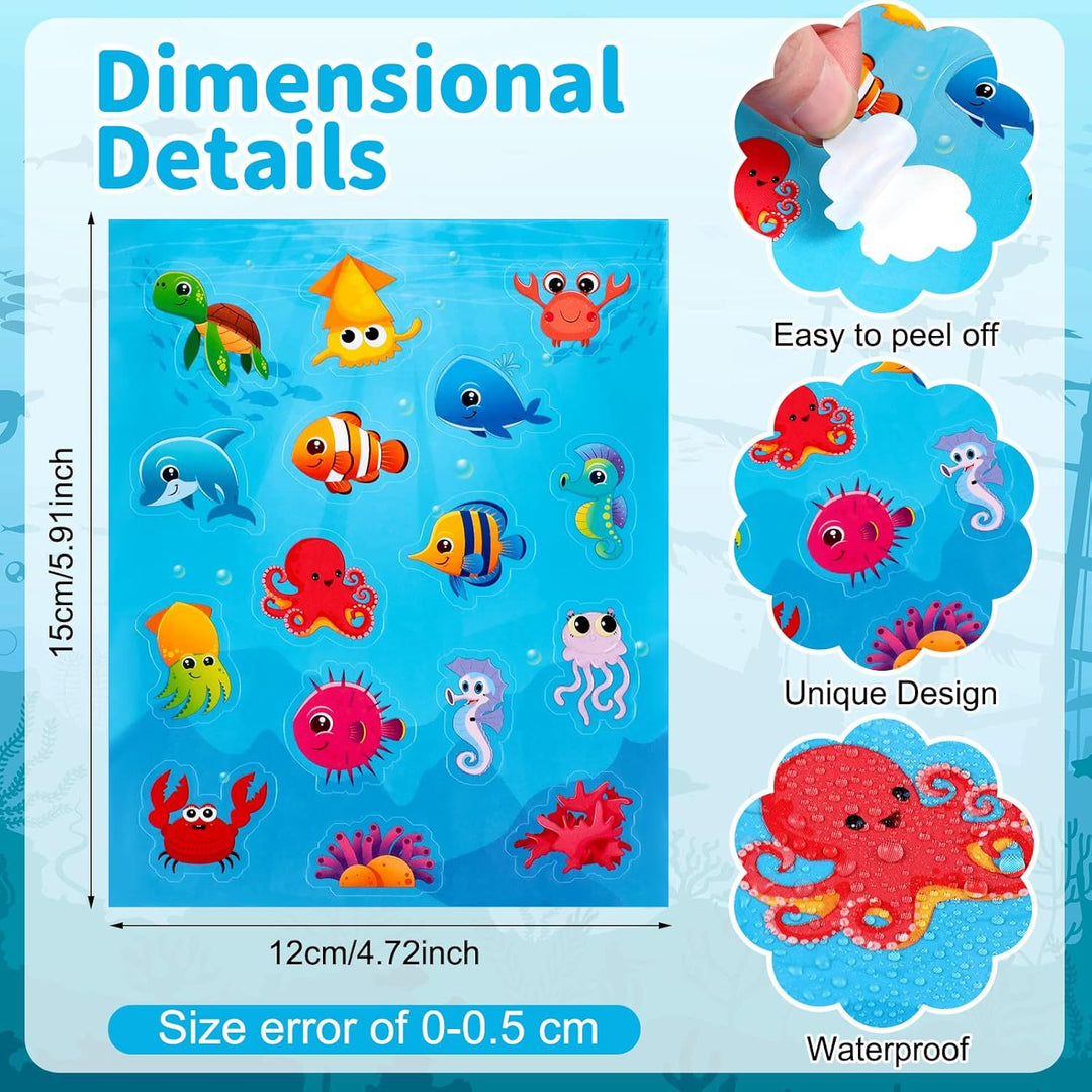 Ocean-Themed Sticker Set Kalsten