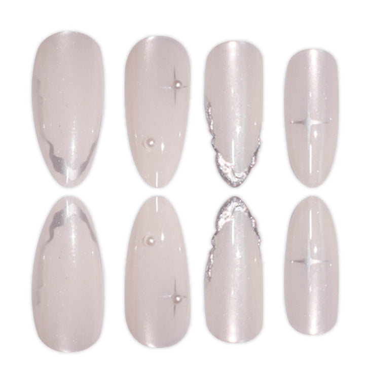 Elegant Stiletto Press-On Nail Art with Glossy Finish Kalsten