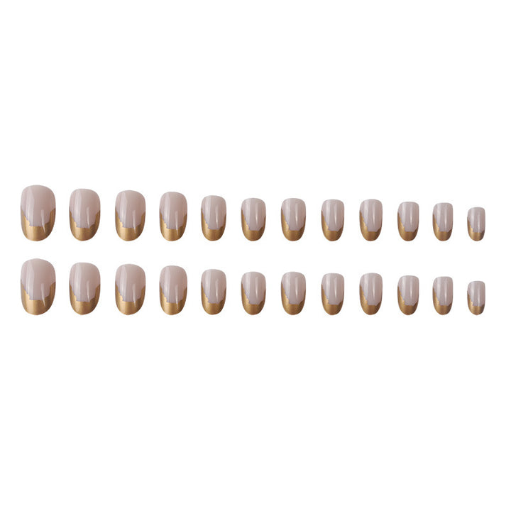Elegant French Tip Gel Nail Extensions Kalsten