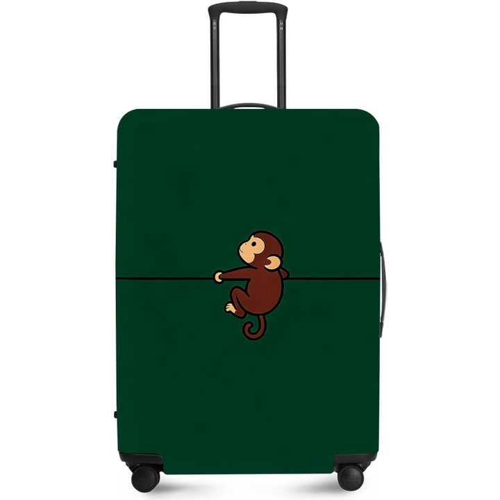 Unisex nan elastic suitcase cover with UV-resistant motif print and zip opening Kalsten