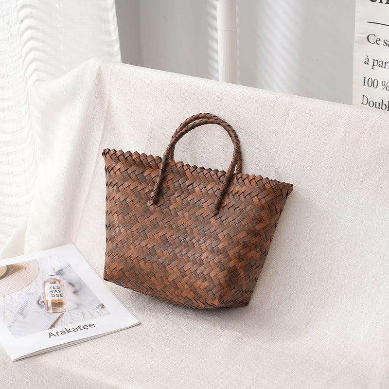 Elegant Woven Tote Bag Kalsten