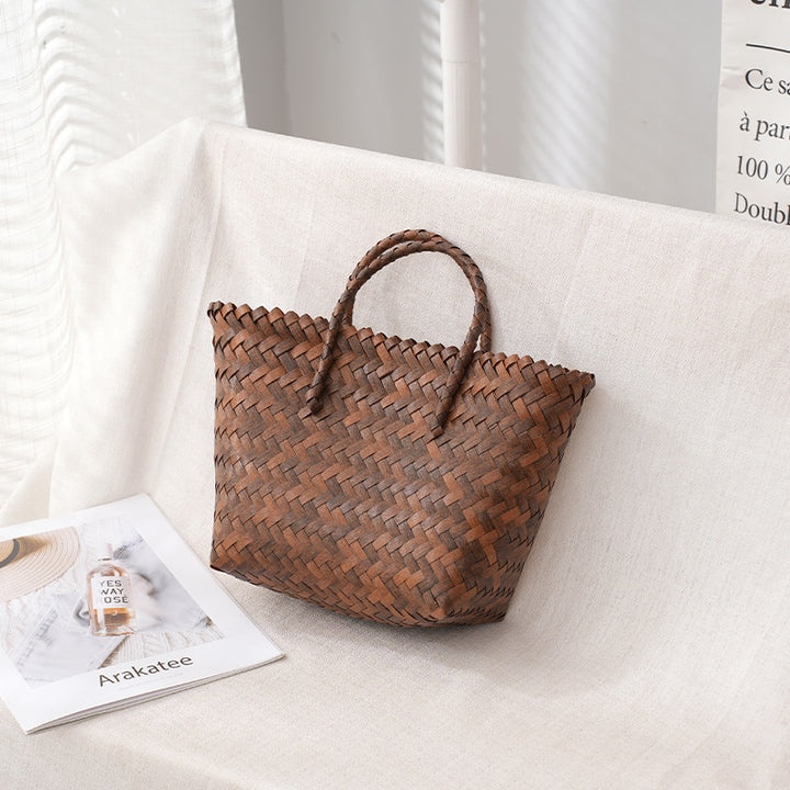 Elegant and Handcrafted Basket Bag Kalsten