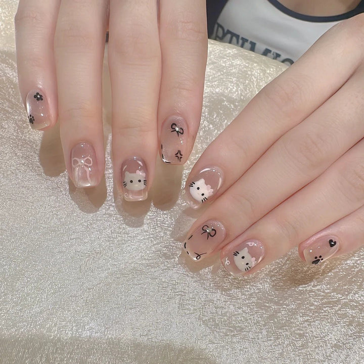 Playful Character-Themed Press-On Nail Set Kalsten