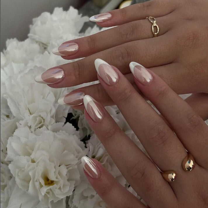 Elegant French Tip Nail Art Set Kalsten