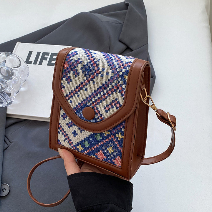 Artisanal Patterned Crossbody Bag