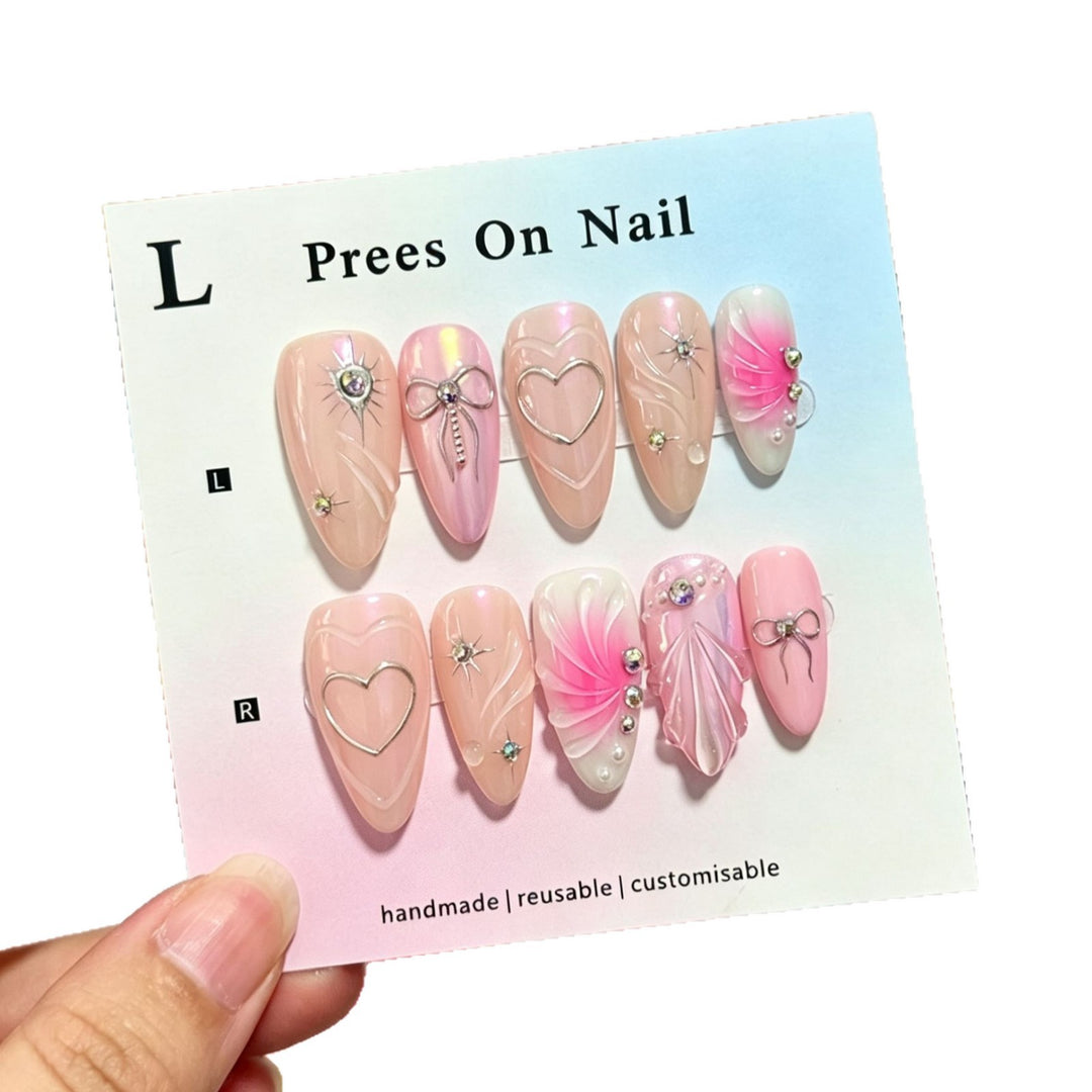 Creative Reusable Press-On Nail Set