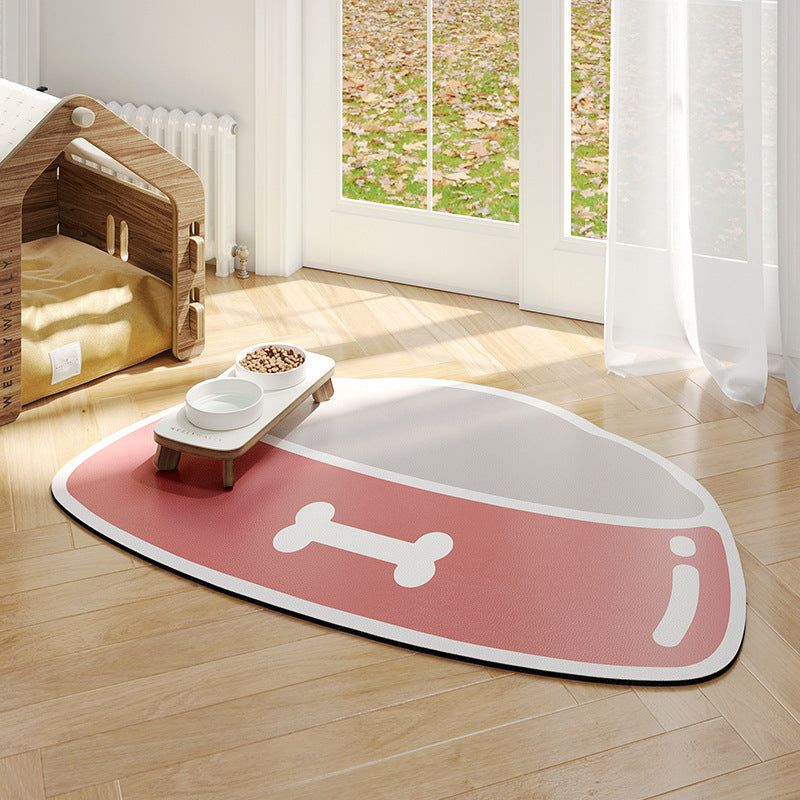 Playful Dog Bowl Feeding Mat