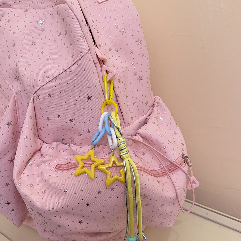 Starry Patterned Casual Backpack Kalsten
