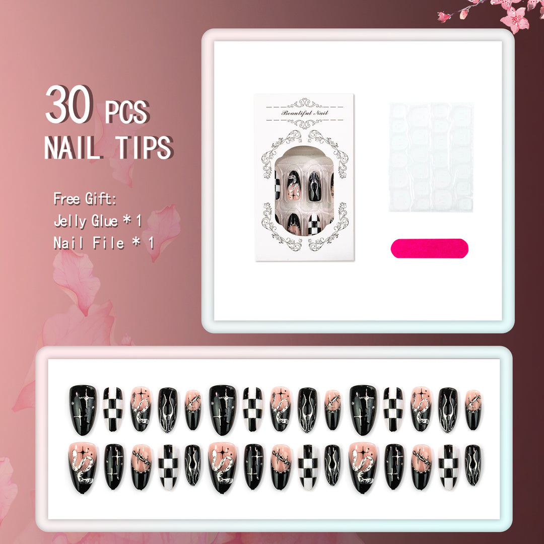 Thematic Artistic Press-On Nail Set