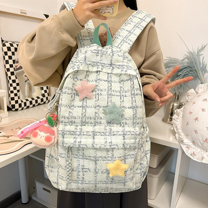 Cute Star-Embellished Backpack