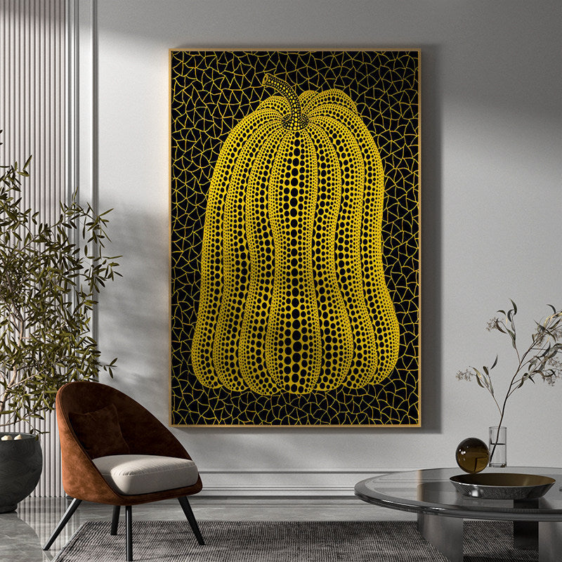 Decorative Pumpkin Canvas Art