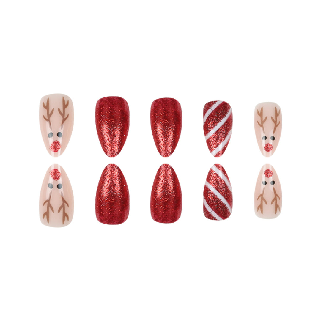 Festive Holiday-Themed Press-On Nails Kalsten 1789085820