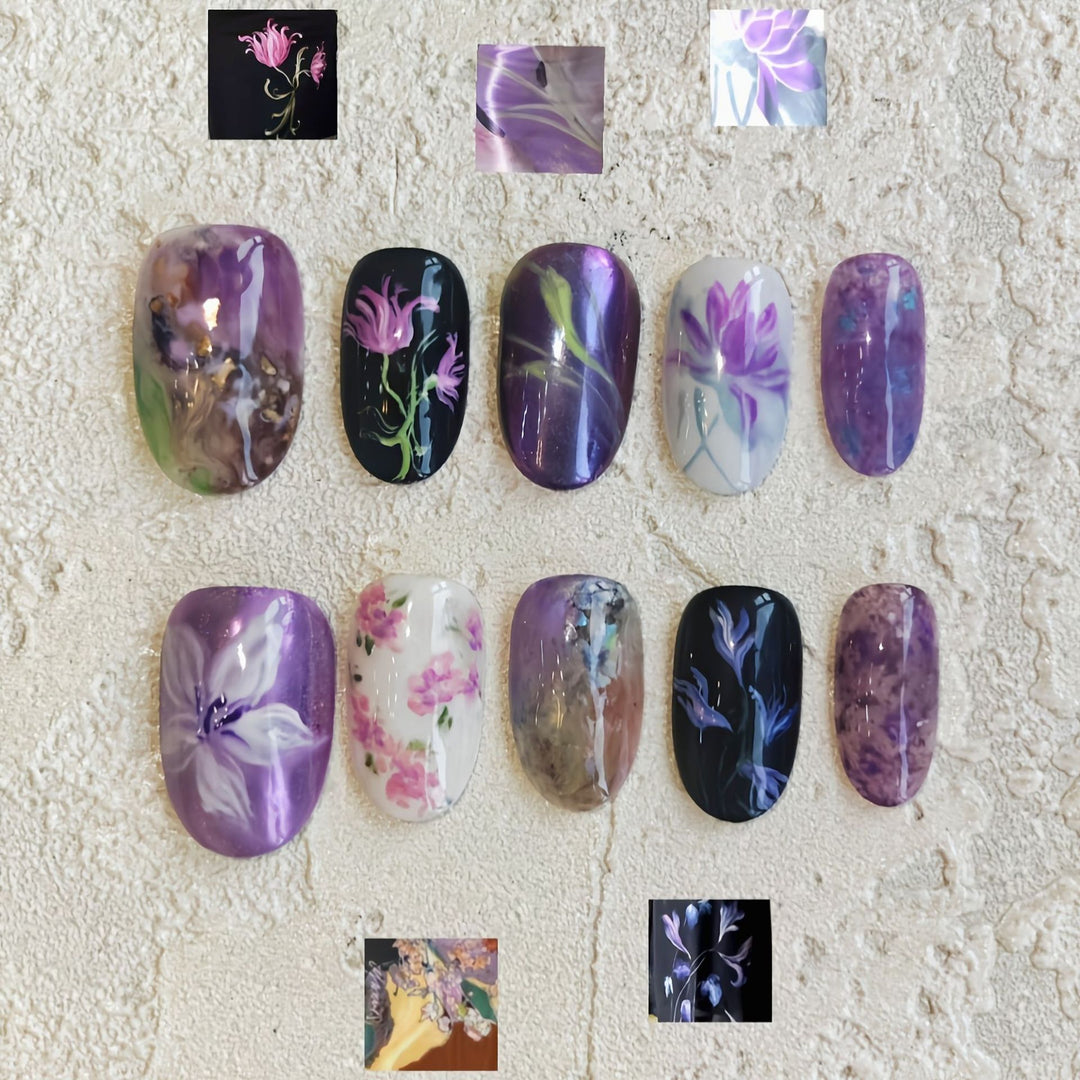 Whimsical Bunny-Themed Press-On Nail Art Set Kalsten
