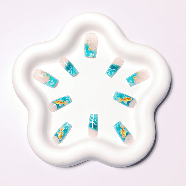 3D Fish Aquarium Nail Art Kalsten