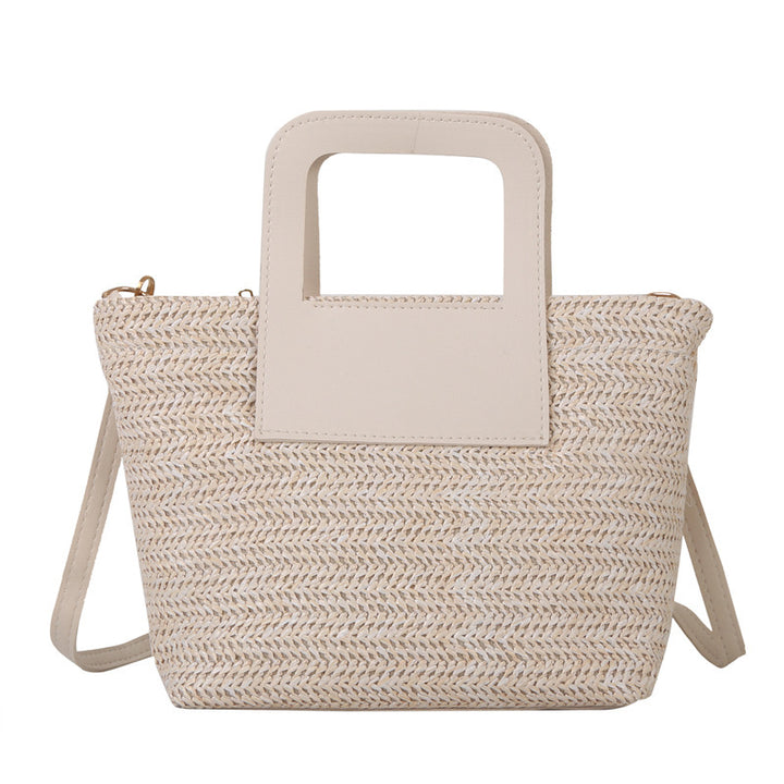 Modern Textured Woven Handheld Bag Kalsten