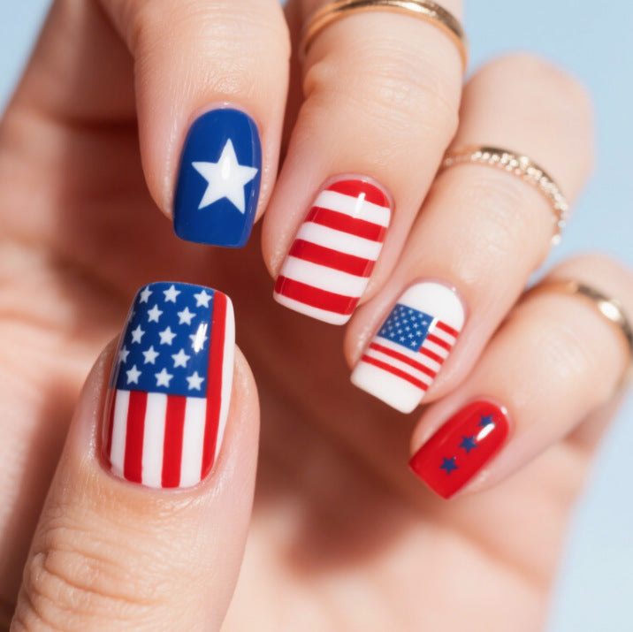 Patriotic Nail Art Set Kalsten
