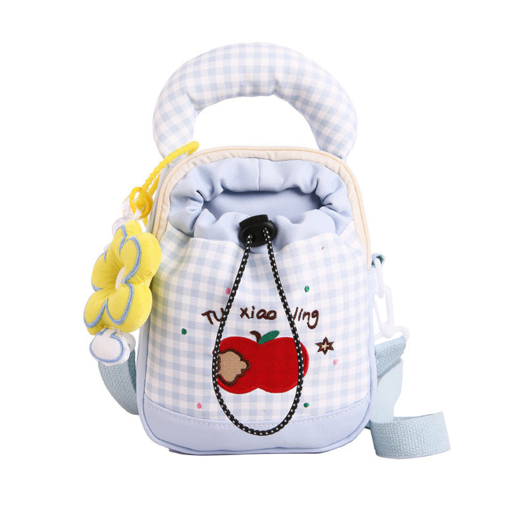 Playful Gingham Print Mini Backpack Kalsten