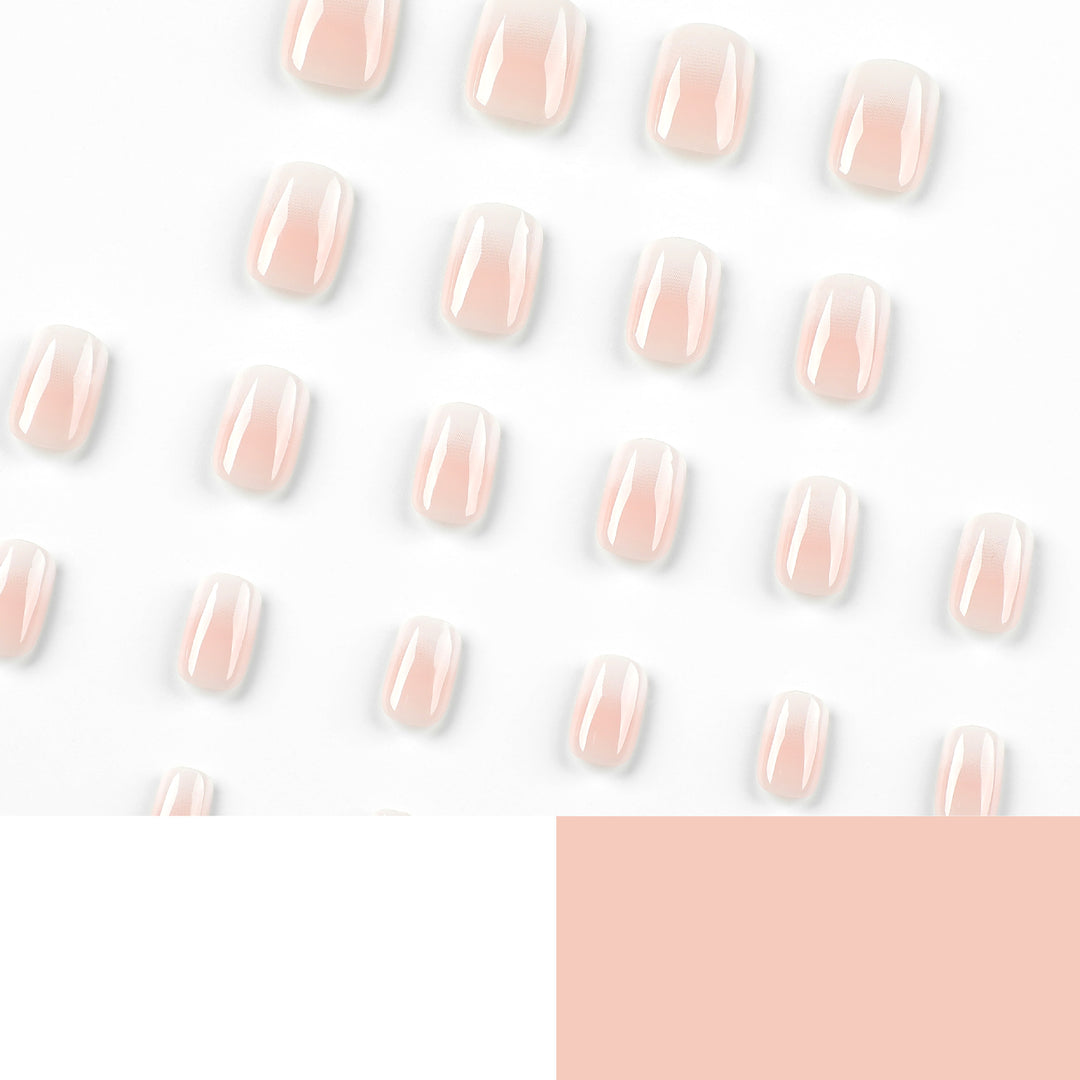 Artful Nail Extensions with Gentle Gradient Kalsten