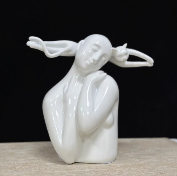 Artistic Ceramic Figurative Sculpture