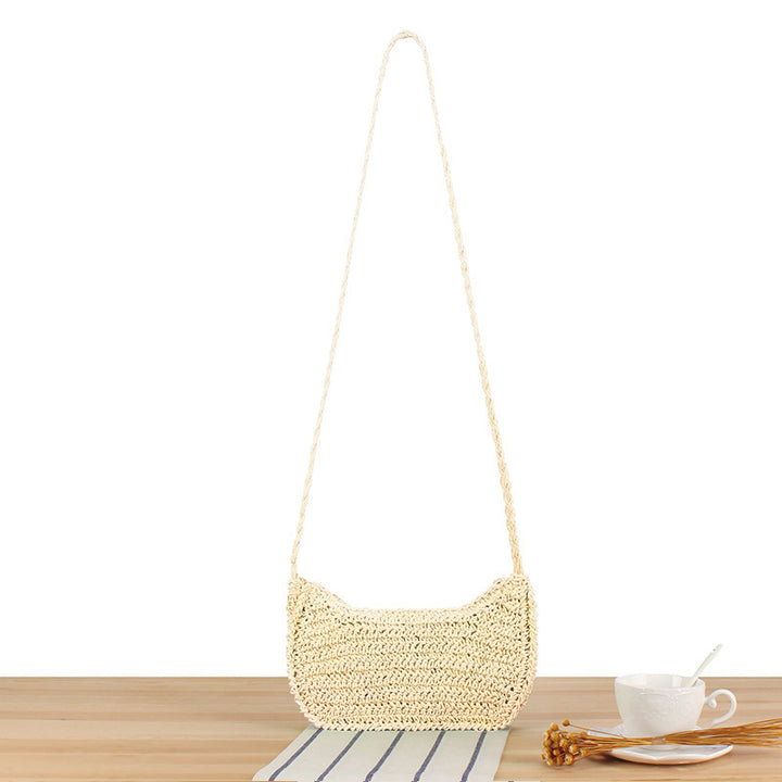 Elegant Shoulder Bag In Minimalist Crochet Design Kalsten