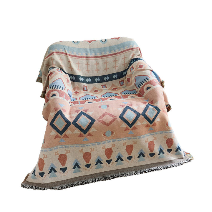 Artistic Jacquard Throw Blanket