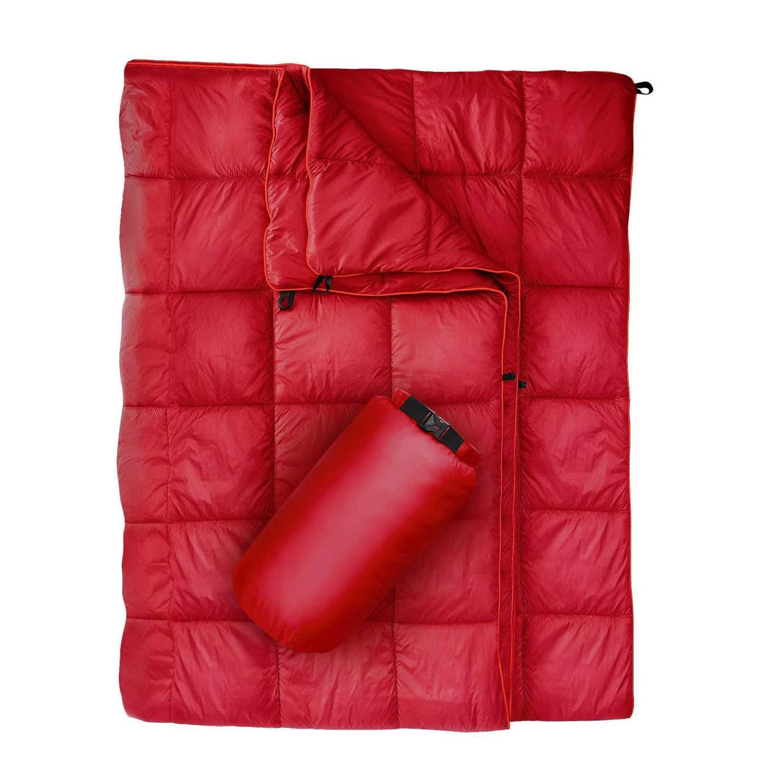 Unisex portable blanket with innovative compression design Kalsten