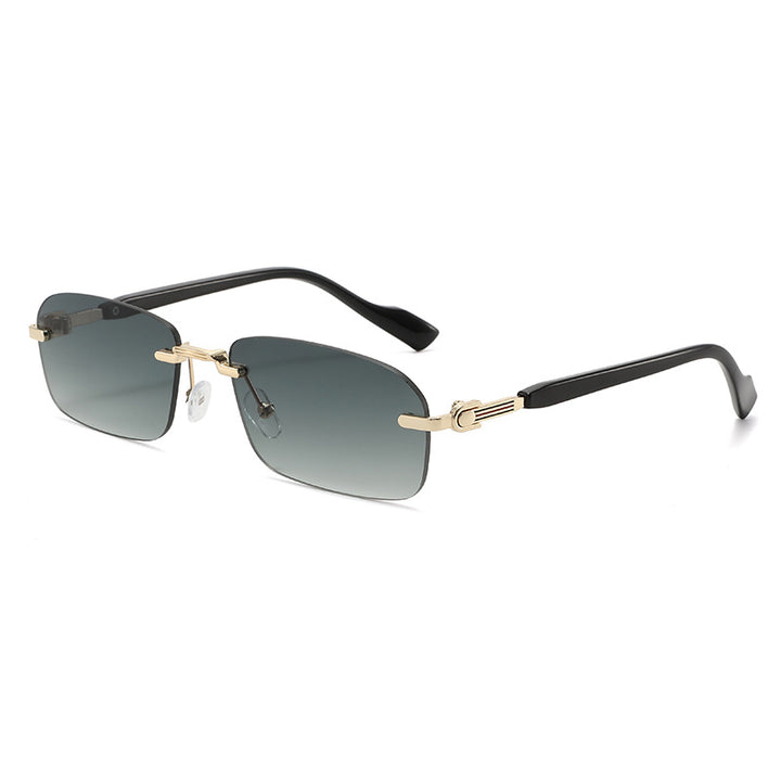 Men's Sleek Geometric Frame Sunglasses Kalsten