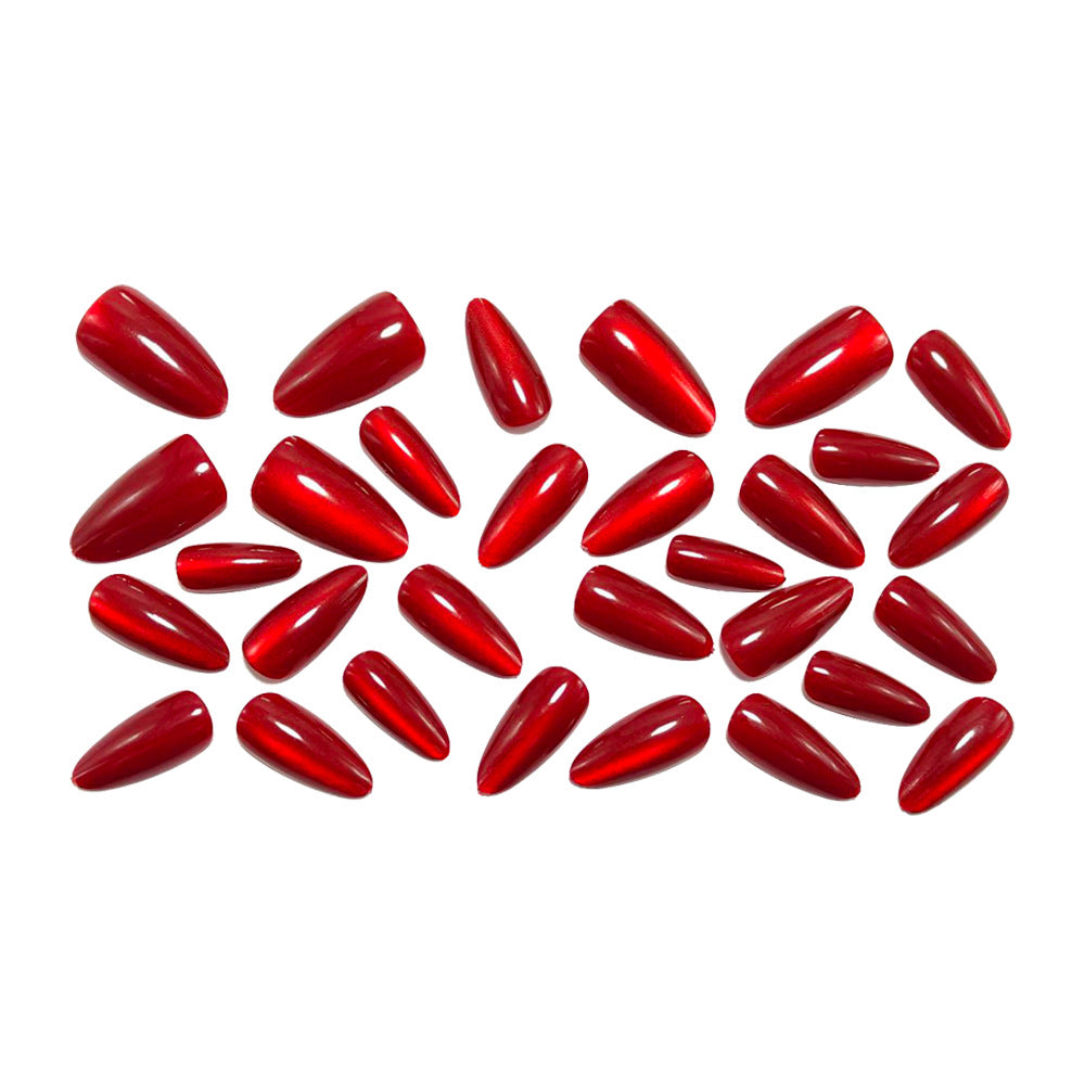 Glamorous Lace Fake Nails Kalsten