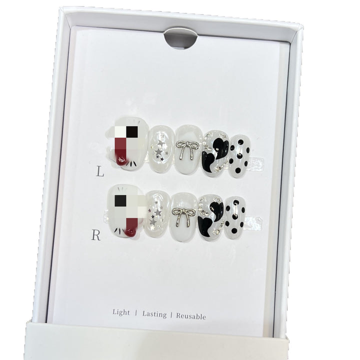 Cartoon-Themed Decorative Press-On Nail Set Kalsten