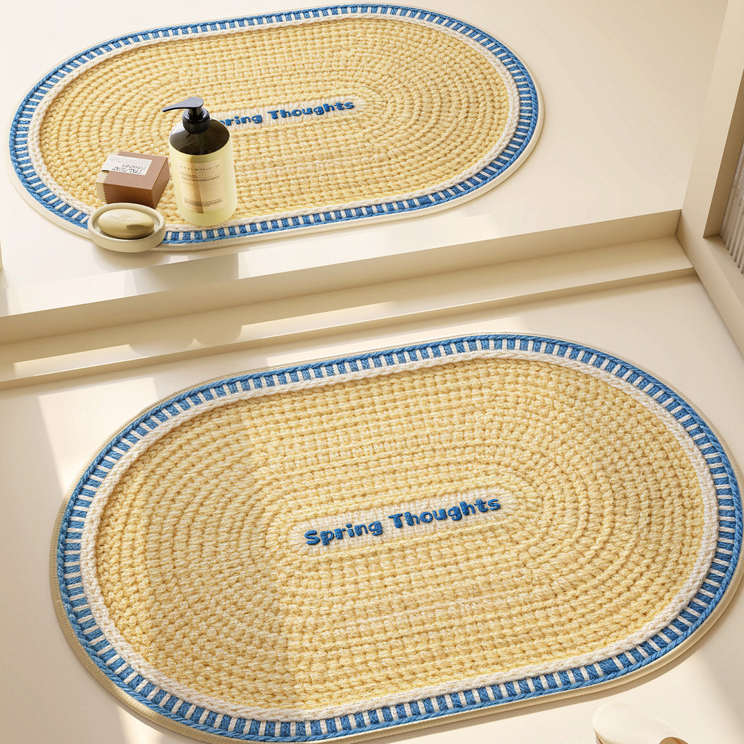 Heart-Patterned Bathroom Mat Kalsten