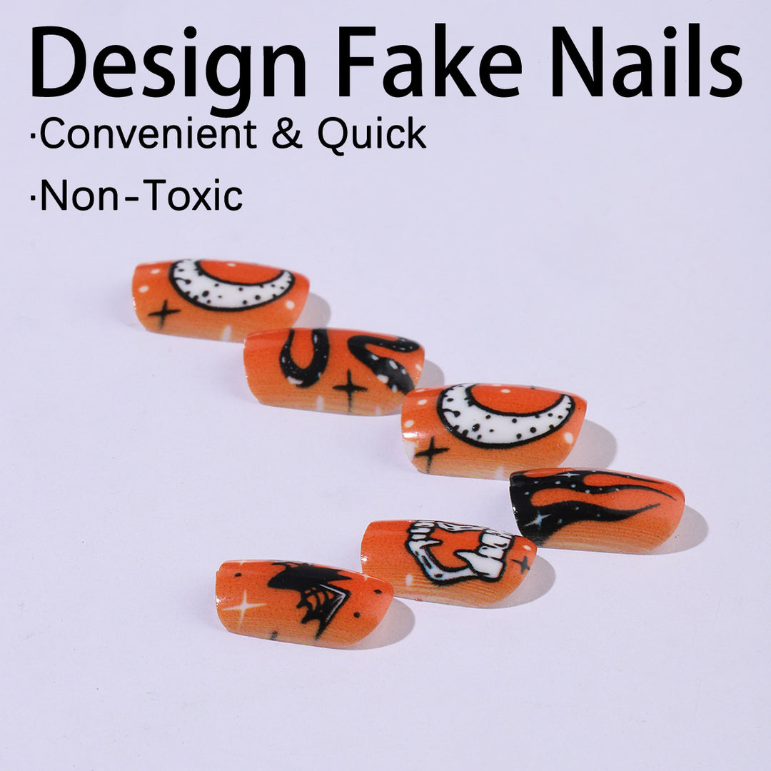 Creative Nail Art Set with Halloween Motifs Kalsten