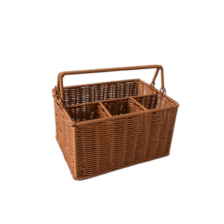 Versatile Woven Storage Organizer with Compartmentalized Design Kalsten