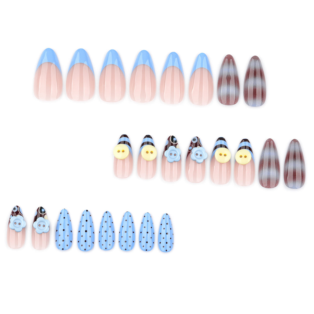 Creative Manicure Nails with Blooming Design Kalsten