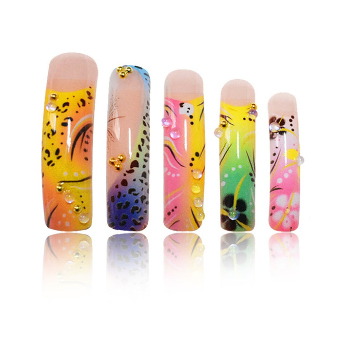 Artistic Long Press-On Nails Kalsten
