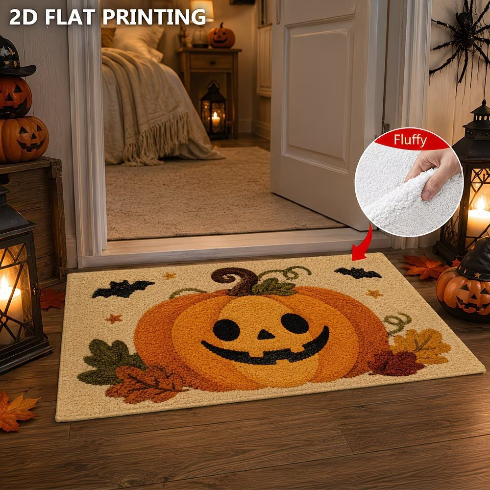 Autumn-Themed Plush Decorative Mat Kalsten