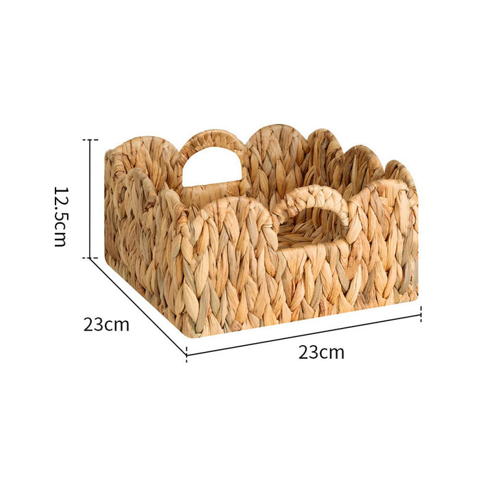 Decorative storage basket with two handles Kalsten