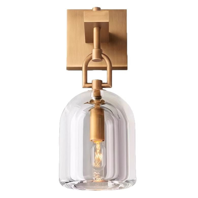 Industrial Glass Pendant Light