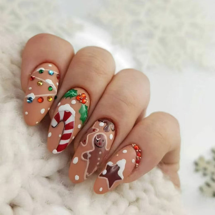 Festive Gingerbread Nail Art Kit  1790958181