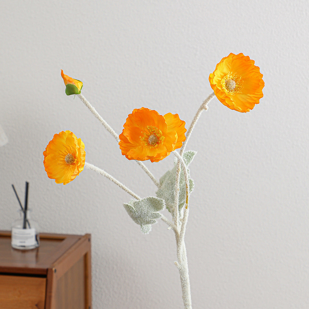 Decorative Art Poppy Bouquet
