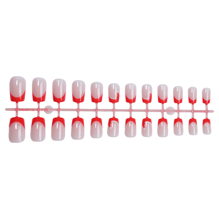 Artistic French Tip Press-On Nails kalsten
