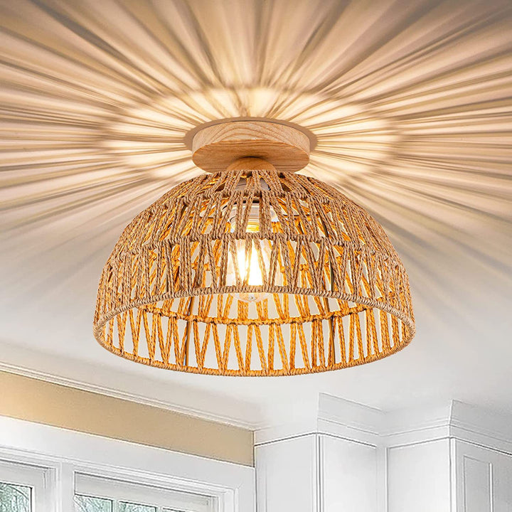 Bohemian Woven Ceiling Light