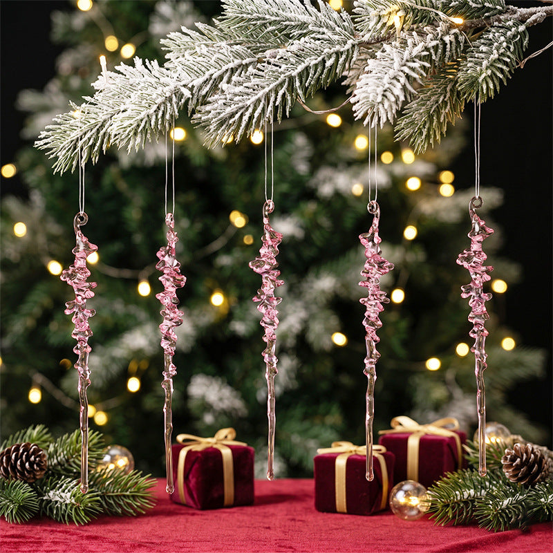 Hanging Icicle Ornament Set