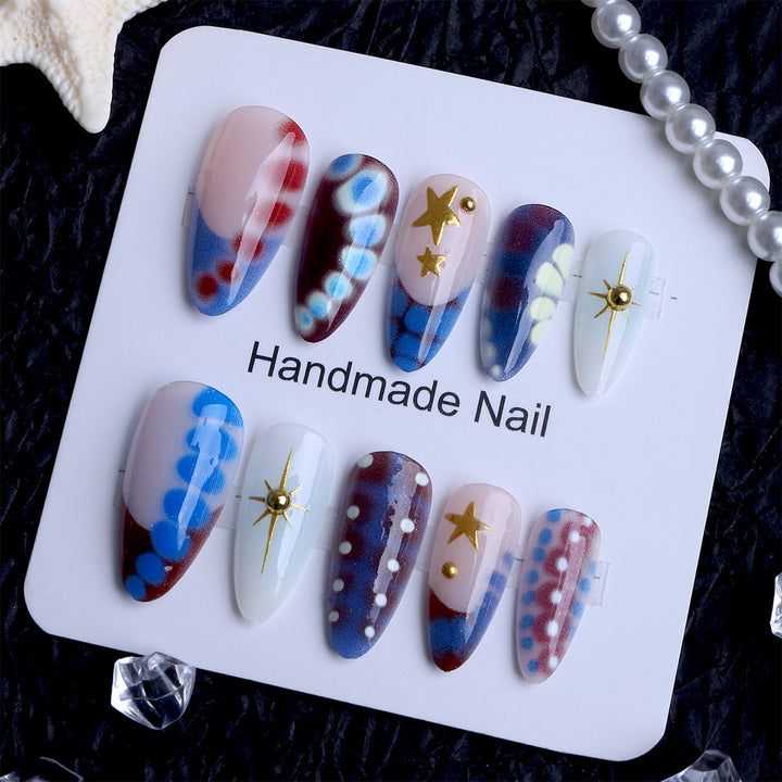 Handcrafted Artifical Nails with Unique Design Kalsten