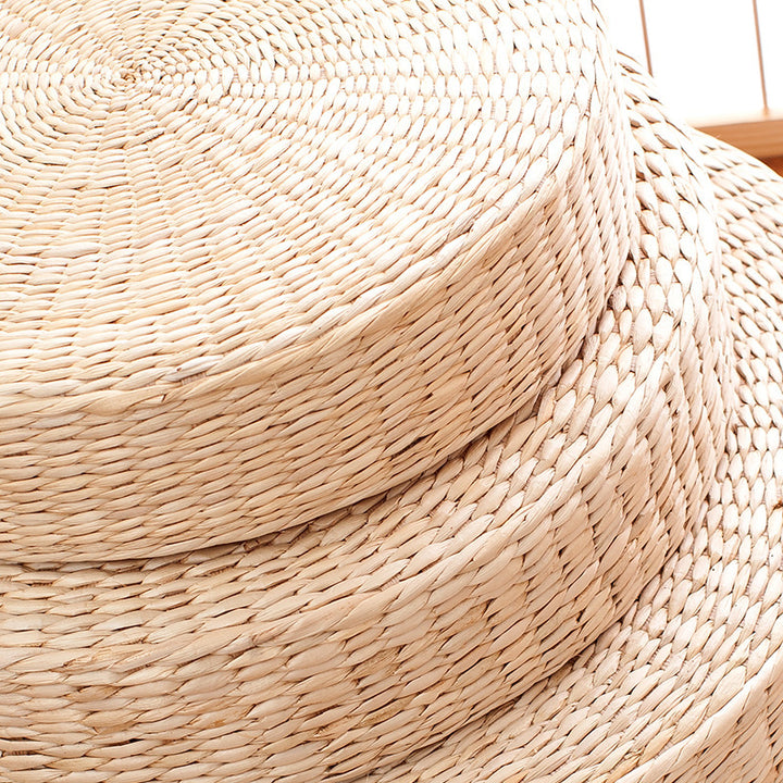 Handwoven Pouf in Boho Style Kalsten