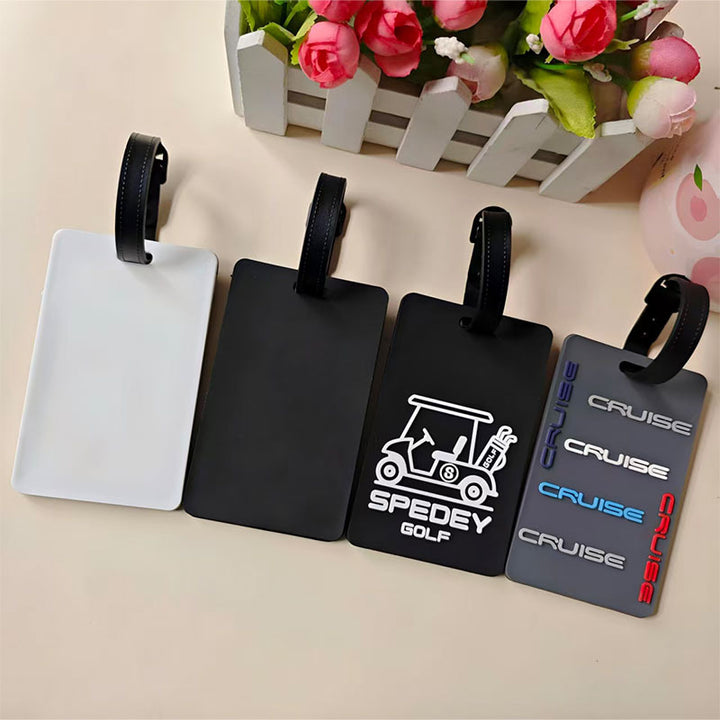 Unisex Golf Cart-Themed Luggage Tag Kalsten