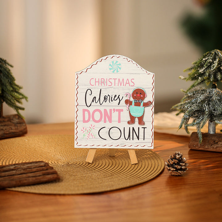 Decorative Christmas poster with Christmas cookies motif Kalsten